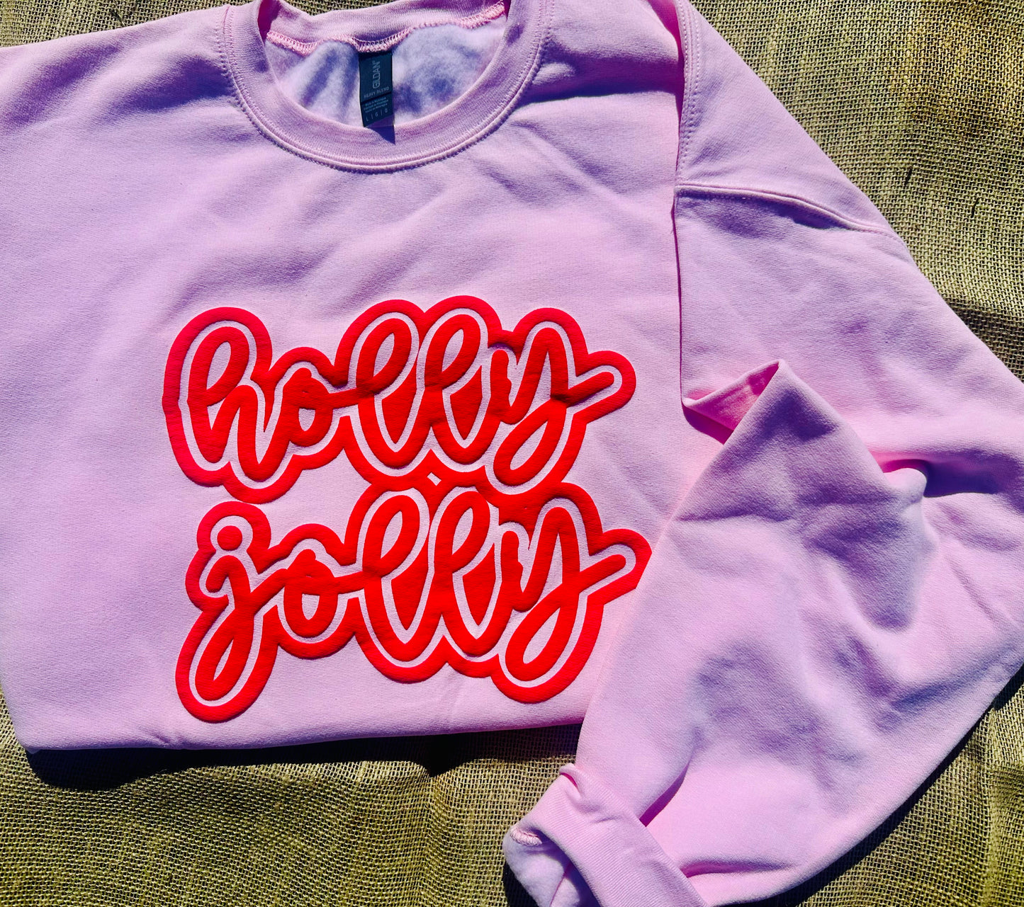 Holly Jolly Puff Print