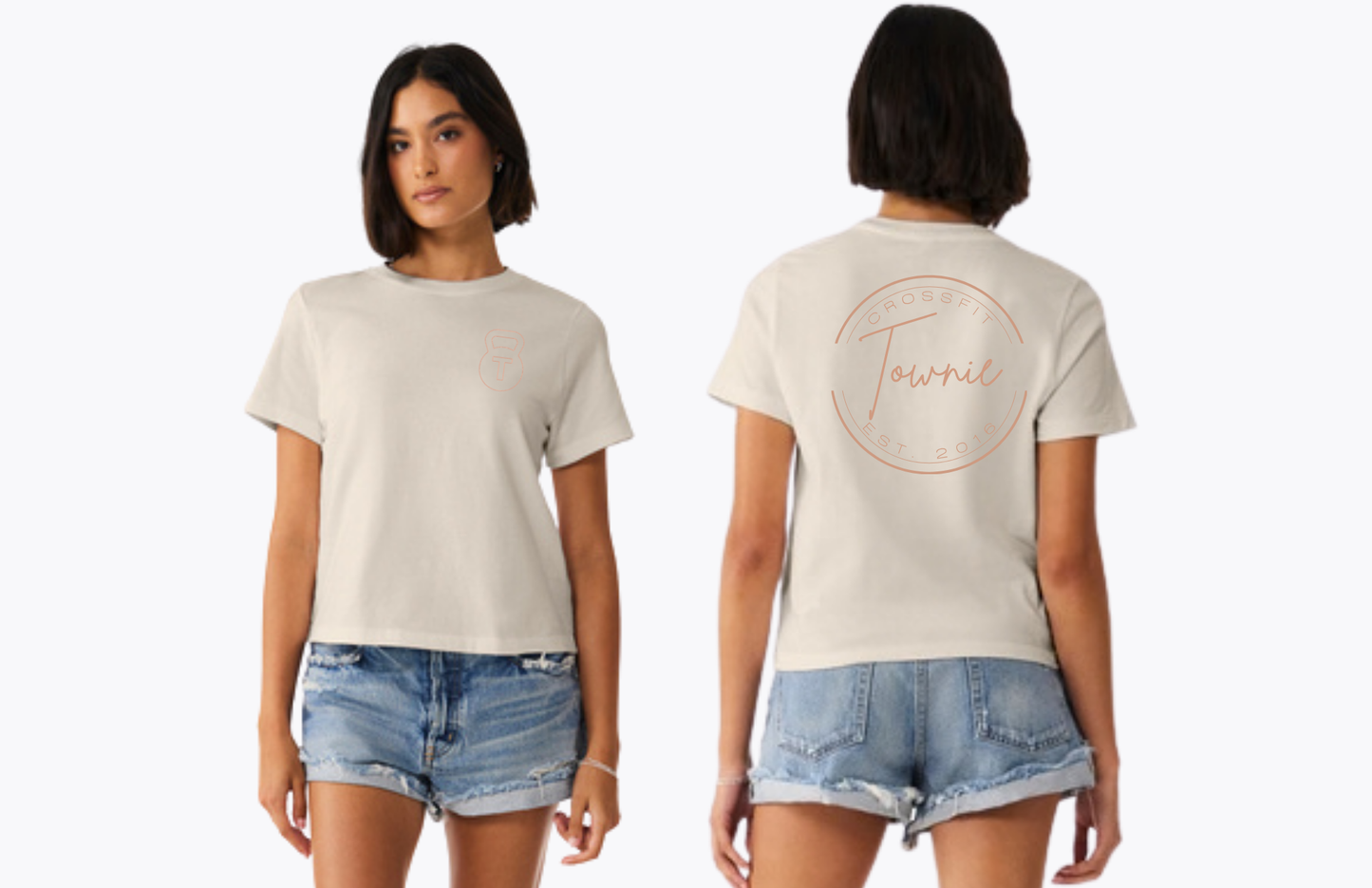 Townie Boxy Cropped Tees